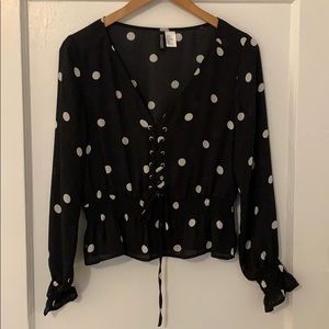 H&M Polka Dot Blouse